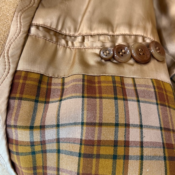 Vintage The Men’s Shop JCPenney Camel Wool Overcoat – Size 44 – Classic Menswear - Picture 7 of 15